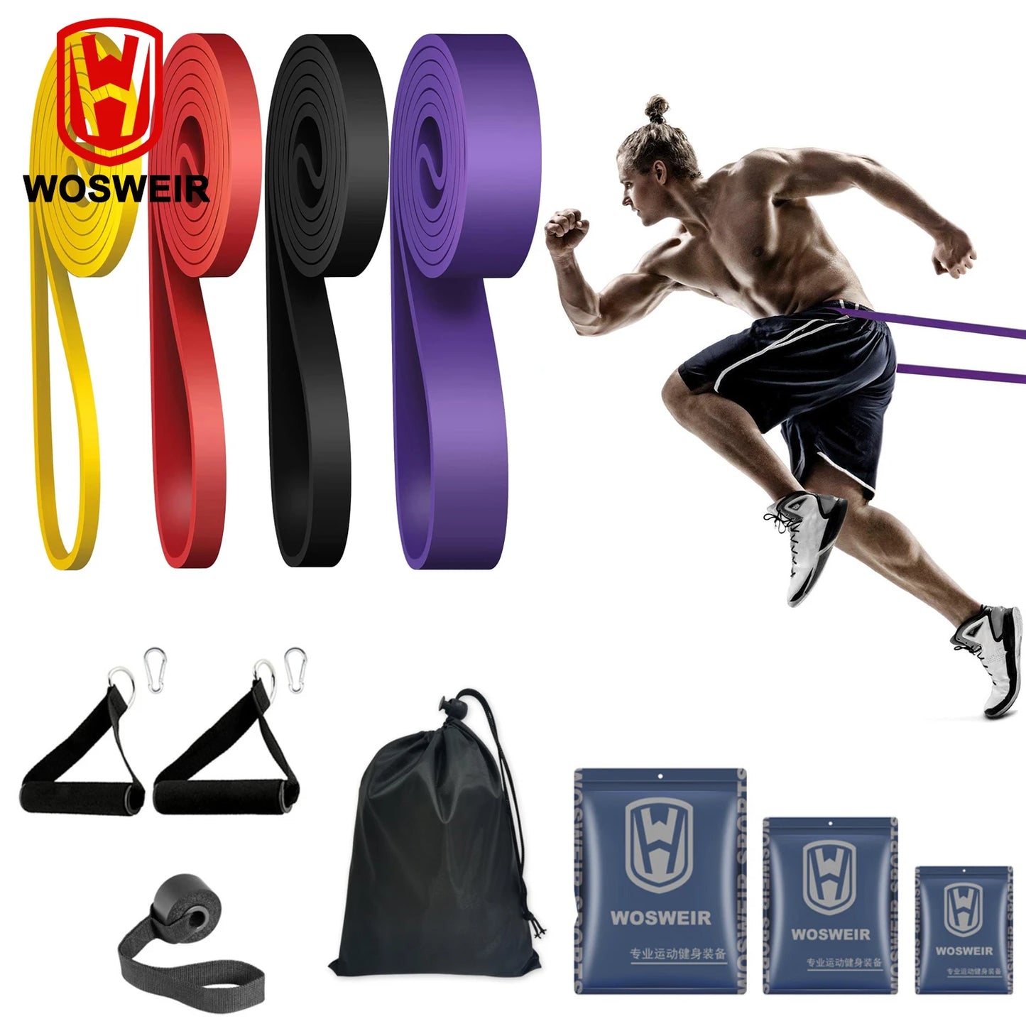 GymEquipz Pro-Performance Resistance Bands