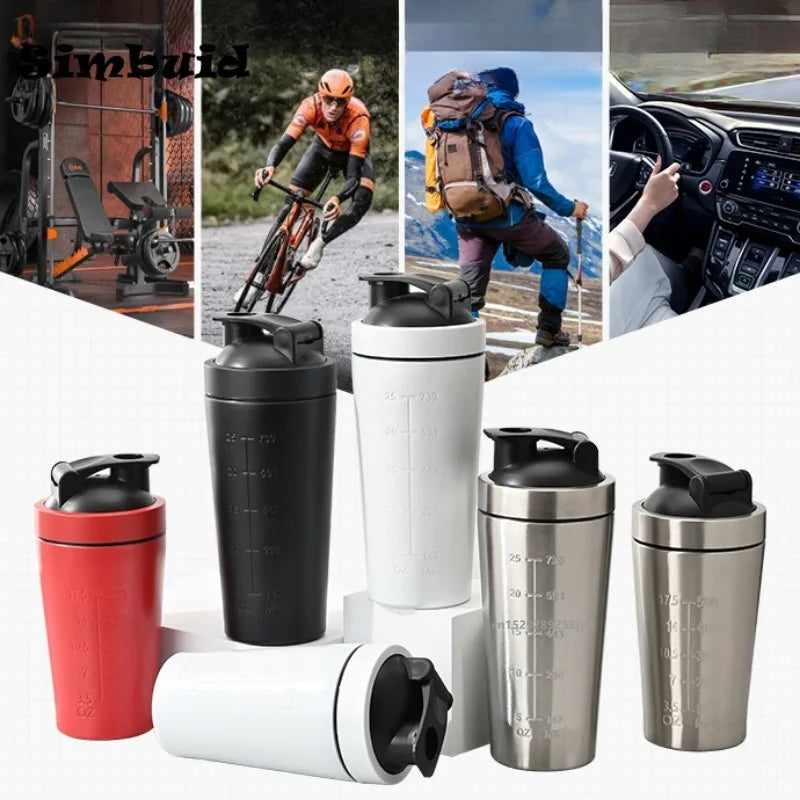 GymEquipz Premium Metal Shaker Cup