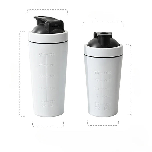 GymEquipz Premium Metal Shaker Cup