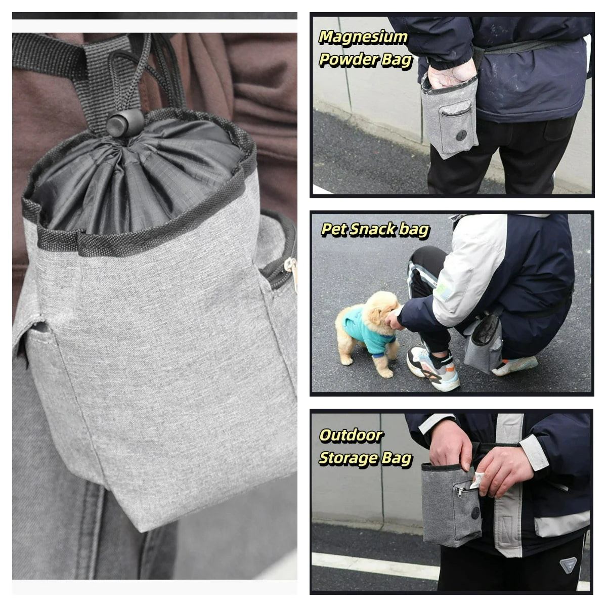 GymEquipz Chalk Drawstring Bag