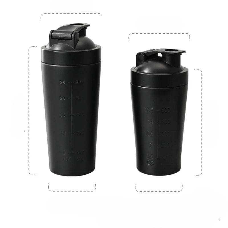 GymEquipz Premium Metal Shaker Cup